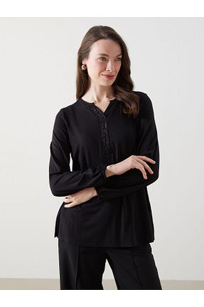بلوز سبز زنانه ساده LC Waikiki - کد 924080812