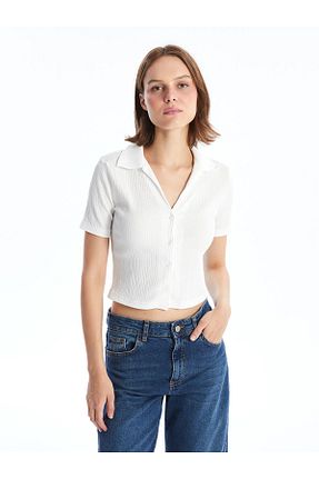 بلوز نباتی زنانه چاپی LC Waikiki - کد 921620744