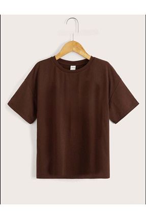 تیشرت قهوه ای بچه گانه Relaxed Topçu - کد 829836830