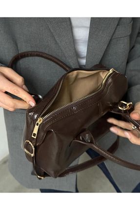 کیف دستی قهوه ای زنانه چرم مصنوعی Butik - کد 921636293