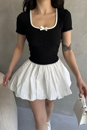 بلوز مشکی زنانه ساده Fav Style - کد 921629752