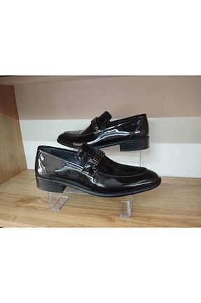 کفش کلاسیک مشکی مردانه چرم لاکی bymosyo - کد 921644792