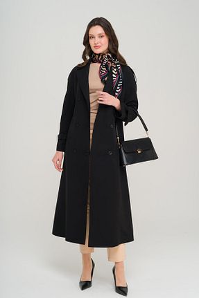ترنچکت حجاب مشکی زنانه پلی استر Olcay - کد 904236775