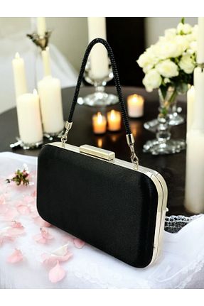 کیف مجلسی مشکی زنانه پارچه ای Biçanta - کد 921645448