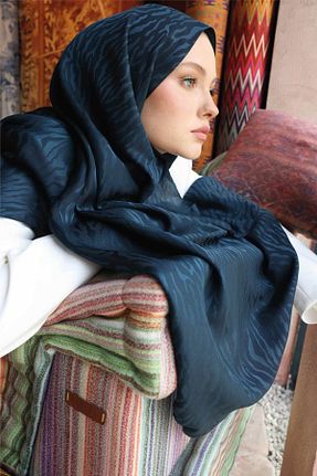 شال آبی زنانه پلی استر VALORSCARF - کد 922373681