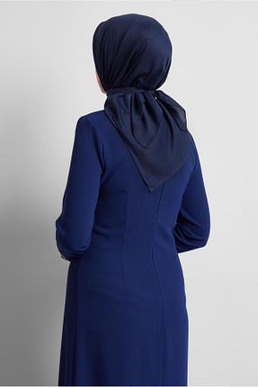 روسری سرمه ای پلی استر Alvina - کد 921656098
