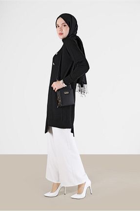 شلوار پارچه ای سفید زنانه بلند Alvina - کد 804944263