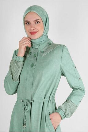 روسری سبز پلی استر Alvina - کد 799159554