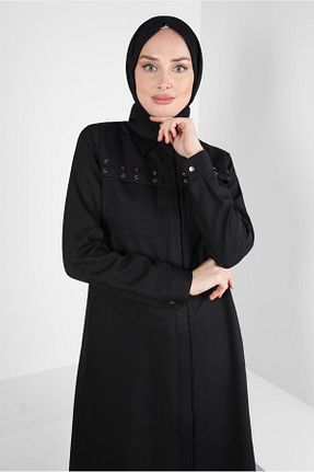 تونیک حجاب مشکی زنانه پلی استر Alvina - کد 792006065