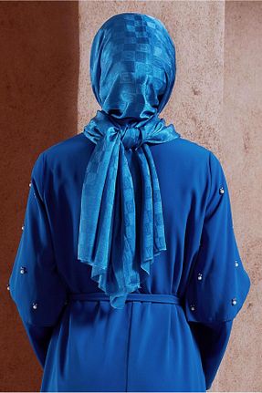 شال سرمه ای زنانه پلی استر Alvina - کد 855461552