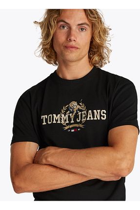 پولوشرت مشکی مردانه جین Tommy Jeans - کد 921656308