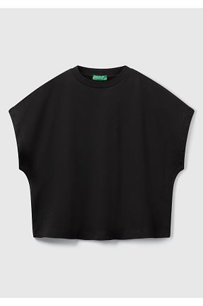 تیشرت مشکی زنانه رگولار United Colors of Benetton - کد 921666250