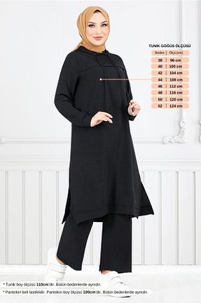 ست بالاتنه و پائین تنه مشکی زنانه بافتنی ModaMerve - کد 901988369