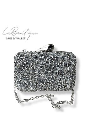 کیف مجلسی رنگی زنانه چرم مصنوعی La boutique - کد 921680810