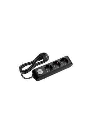 کابل افزودنی پریز گروهی مشکی 3 VİKO - کد 6254628