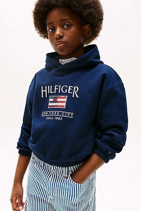 سوئیشرت آبی بچه گانه چاپی Tommy Hilfiger - کد 922386320