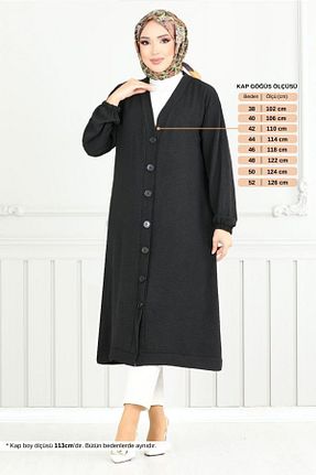 کلاه و ابایا مشکی زنانه مخلوط پلی استر ModaMerve - کد 896541677
