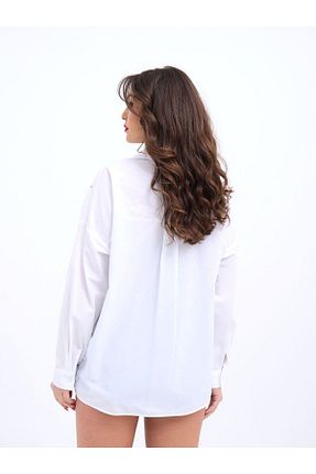 پیراهن سفید زنانه رگولار stelol - کد 922389695