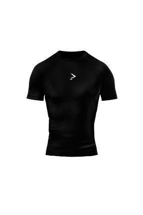تیشرت اسپرت مشکی مردانه اسلیم Gymhard - کد 921701502