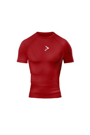 تیشرت اسپرت زرشکی مردانه اسلیم Gymhard - کد 921701440