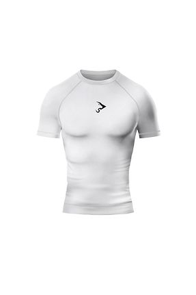 تیشرت اسپرت سفید مردانه اسلیم Gymhard - کد 921701465