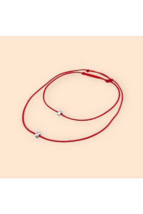 خلخال جواهر قرمز زنانه نخ bag collar co - کد 921690262