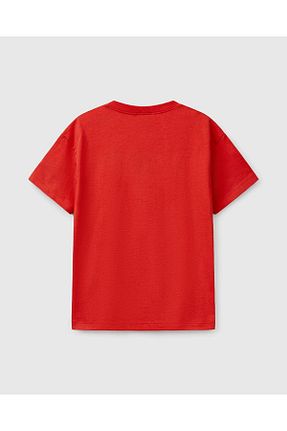 تیشرت قرمز بچه گانه رگولار United Colors of Benetton - کد 902804698