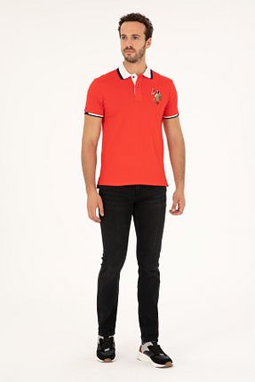شلوار جین مشکی مردانه پاچه تنگ U.S. Polo Assn. - کد 921776485
