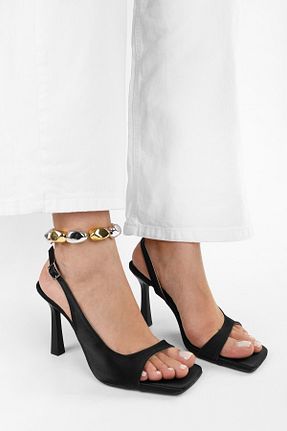 کفش پاشنه بلند کلاسیک مشکی زنانه جیر Shoeberry - کد 921783431