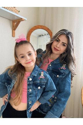 کت سرمه ای زنانه رگولار BERFONZO KIDS - کد 784720682