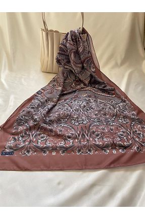 شال زرشکی زنانه پنبه پلی استر ALFA AKSESUAR 03 - کد 921190567