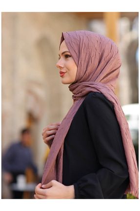 شال صورتی زنانه پنبه ای Butik - کد 921825448