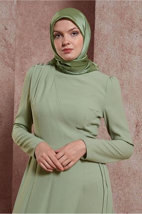 روسری سبز پلی استر Alvina - کد 828281287