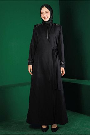 مانتو بلند حجاب مشکی زنانه Alvina - کد 793825431