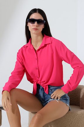 پیراهن صورتی زنانه رگولار RABENBOUTIQUE - کد 921871899
