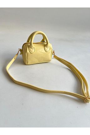 کیف دوشی زرد زنانه چرم مصنوعی Mia Collection - کد 921886752