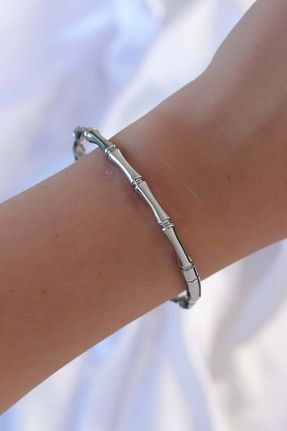 دستبند جواهر سفید زنانه ShopZum - کد 861331345