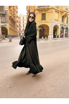 کلاه و ابایا رنگی زنانه جین Ferraceci - کد 921885935