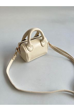 کیف دوشی بژ زنانه چرم مصنوعی Mia Collection - کد 921886777