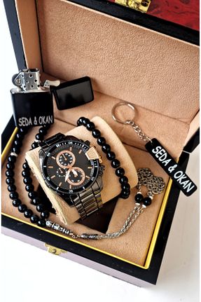 ست ساعت مچی مشکی مردانه فلزی ARPAT WATCH - کد 921884897