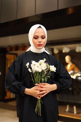 شال سفید زنانه پنبه پلی استر Melodi Scarf - کد 921934783