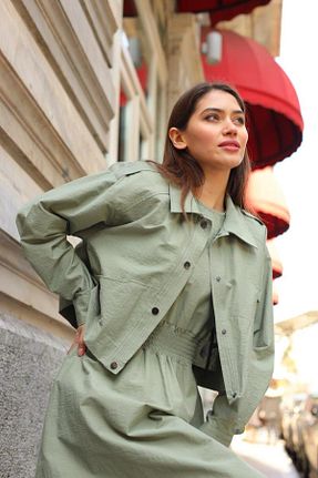 لباس حجاب سبز زنانه Relaxed Cardella - کد 905322799