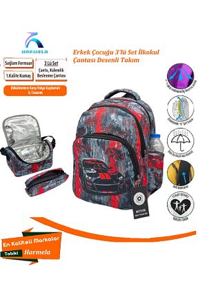 کیف مدرسه قرمز بچه گانه پارچه ای Bevitton - کد 882884932