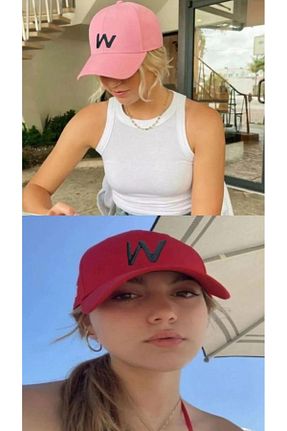 کلاه صورتی زنانه w white stars sports & wear - کد 921936082
