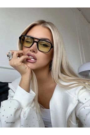 عینک آفتابی مشکی زنانه 50 MONCY BUTİK - کد 921944449
