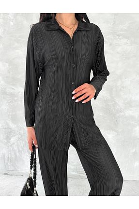 ست بالاتنه و پائین تنه مشکی زنانه بافتنی sportiness - کد 921959794