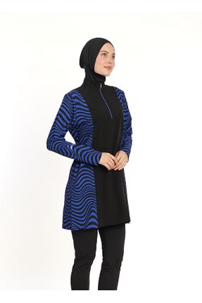 مایو حجاب مشکی زنانه چاپی allsea - کد 922808166