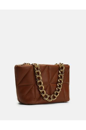 کیف دوشی قهوه ای زنانه چرم مصنوعی Sanart Shop - کد 921978303