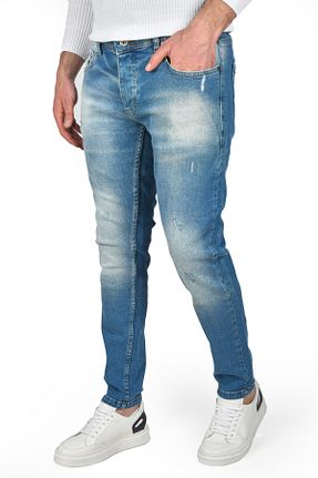 شلوار جین مشکی مردانه پاچه تنگ Rizz up - کد 922229657