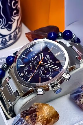 ساعت مچی زرشکی مردانه 41-45 میلی متر Ferrucci - کد 824182327